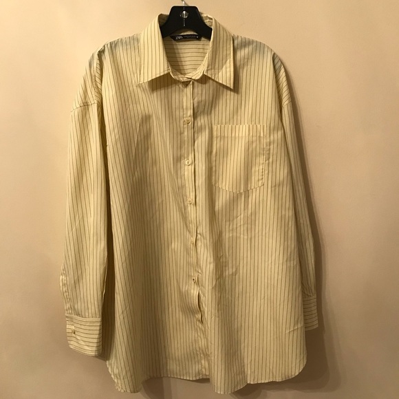 Zara Stripe Collared Shirt - Picture 2 of 7